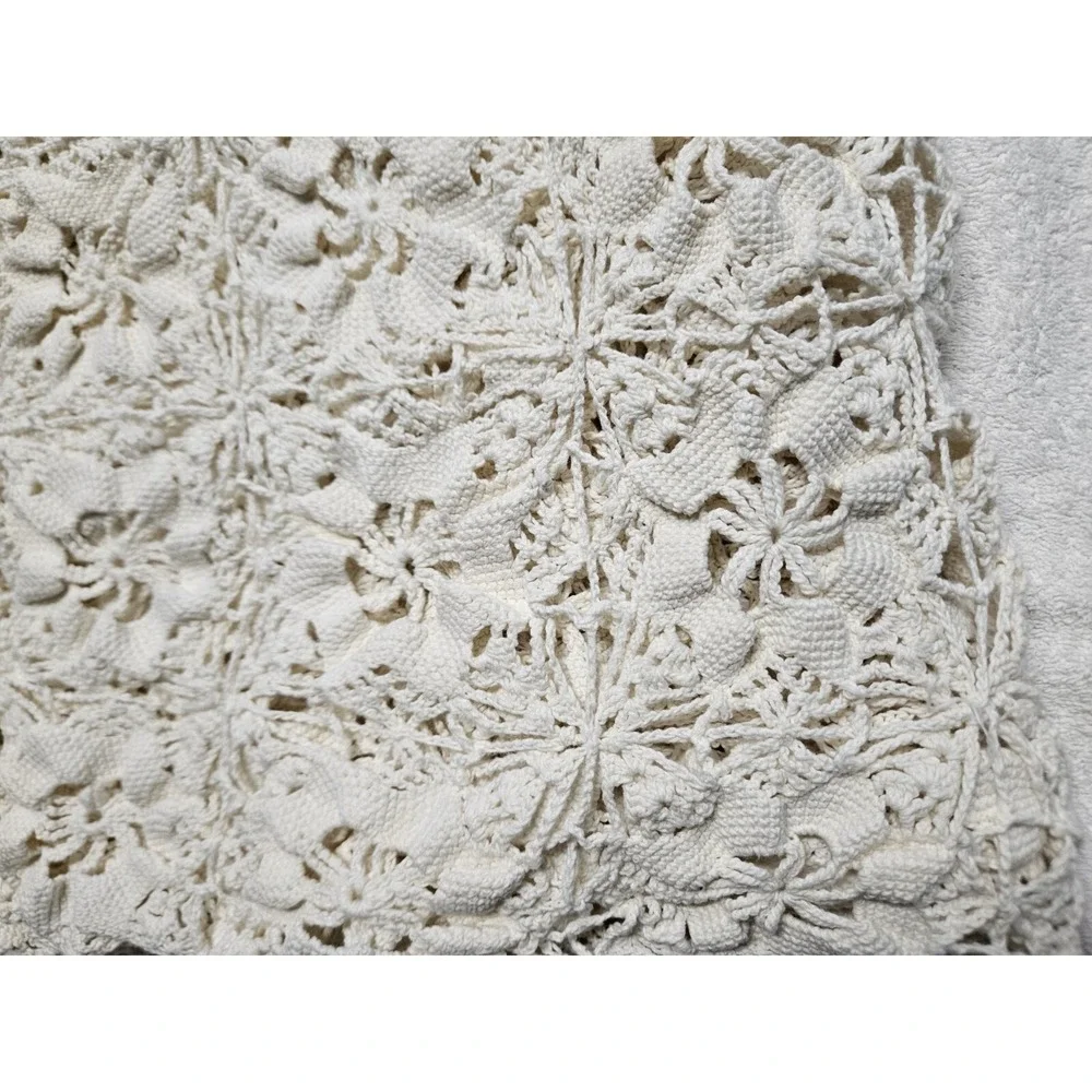 Vintage‎ Handmade  Crotchet  Blanket